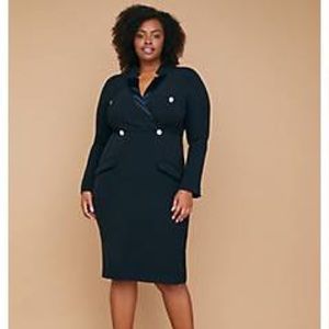 Lane Bryant Tuxedo Dress